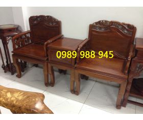 Bộ bàn ghế 3 món gỗ tràm